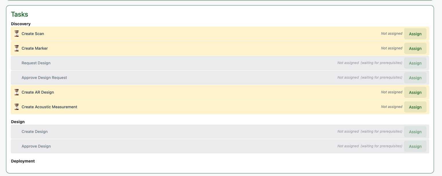 Tasks Update