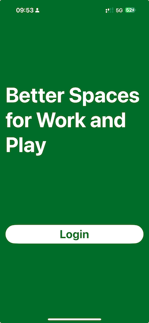 App Login Screen
